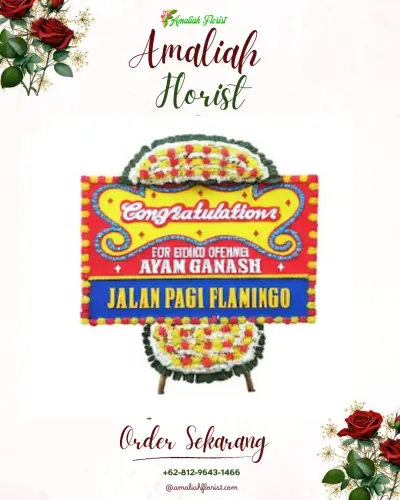 Bunga Papan Congratulation di Kemejing